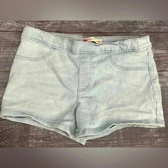 Levi's Girls Pull On Shorts Elastic Adjustable Waistband Levis 14 - Picture 1 of 4